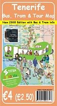 Tenerife Bus, Tram and Tour Map