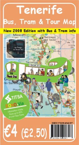 City Travel Guides Discounted   : Tenerife Bus, Tram and Tour Map
