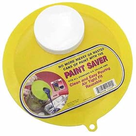 1-GALLON PAINT CAN LID WITH PLASTIC EASY POUR SCREW TOP PKG 3 by American Science & Surplus