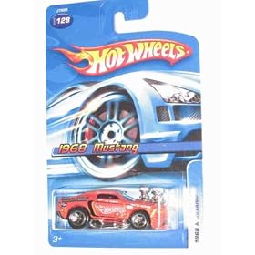 #2006-128 1968 Mustang Orange 5-Spokes Collectible Collector Car Mattel Hot Wheels