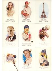 2007 Topps Allen + Ginter Baseball and Historical Figures Series Set. Includes Albert Pujols, Alex Rodriguez, David Wright, Derek Jeter, Ken Griffey, Roger Clemens, Barry Bonds, Ichiro Suzuki, Mickey Mantle, Harry S. Truman, Laila Ali, Ken Jennings, Kerri Walsh, Misty May-Treanor, Dan OBrien, Gary Hall Jr., Mia Hamm, Franklin D. Roosevelt, Washington Monument, Jack the Ripper, Fyodor Dostoevsky, Mario Andretti, Alexander Graham Bell, P.T. Barnum, Eiffel Tower, Joe Frazier and Others!