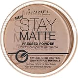 Rimmel face make-up pressed powder stay matte pink blossom