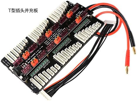 Cellpro PL8 PL6 308 3010 4010 Charger Balance Plate 2~8S Battery Parallel Charging Board 6 Batteries Charging Board T Plug