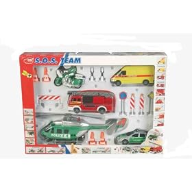 Dickie Toys 203313672, Set veicoli da soccorso