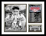 Lou Gehrig New York Yankees MLB Framed Photograph Captains Milestone Collage