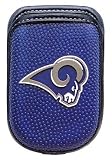 St. Louis Rams NFL Universal Cell Phone Case Pouch for Most Flip and Bar Style Phones (fits Motorola Razr V3 too)