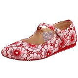 Sugar Womens Fortune Cookie Embroidered Flat