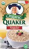 Quaker Instant Oatmeal Organic Regular, 8-Count Boxes (Pack of 4)