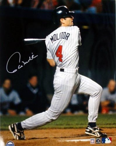 Paul Molitor Autographed/Hand Signed Milwaukee Brewers 16x20 Photo (3000 Hit )