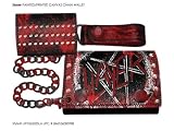 Slayer,Printed Canvas With Studs, Geldbeutel
