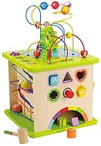 Hape - Country Critters Wooden Activity Play Cube
