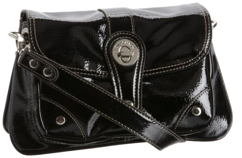 London Fog Audrey Patent-Finish Cross-Body