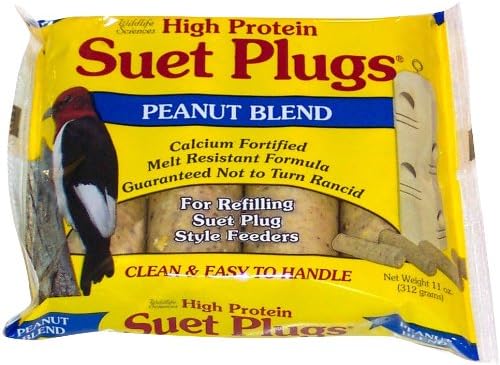 Wildlife Sciences Suet Plus Peanut Blend 4-Pack Feeder