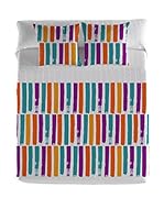 Casa Campo  Colcha Bouti+Coj. Pincel (Multicolor)