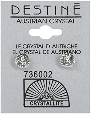 Destine Clear Diamond Cut Earrings