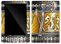 Robotic Gold Design Protective Gel Skin for Amazon Kindle DX