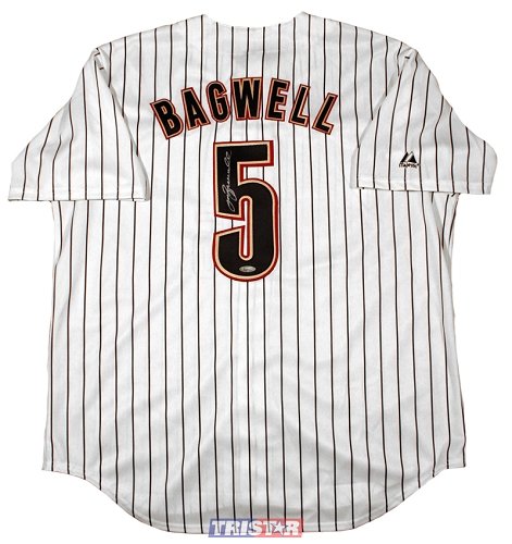 Jeff Bagwell Signed Autographed Houston Astros Authentic Pinstripe Jersey