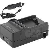 Canon VIXIA HF200 Camcorder Battery Charger (110/220v with Car adapter) - Replacement Charger for Canon BP-808, BP-809, BP-818 BP-819 Battery