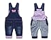 Kidscool Baby Girls Casual Soft Denim Overalls Rabbit