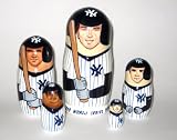 MLB Baseball New York Yankees or Any Team your choice Russian Nesting doll 5 pcs / 6 in * MLB.Yankees