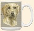 David Kiphuth Dog Breed 15 ounce Coffee Mug Cup ~ Yellow Labrador