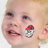 NCAA Georgia Bulldogs 4-Pack Waterless Temporary Tattoos