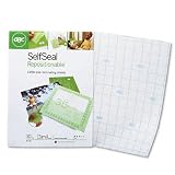 GBC SelfSeal Repositionable Laminating Sheets, 3mm, 9" x 12" (10-Pack)
