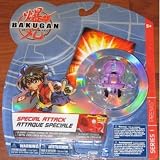 Preyas Element Change Special Attack Purple Bakugan Battle Brawlers Figure with Metal Card