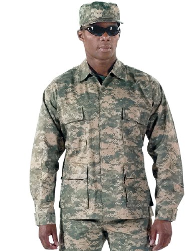 Rothco Bdu Shirt - Acu Digital Camo