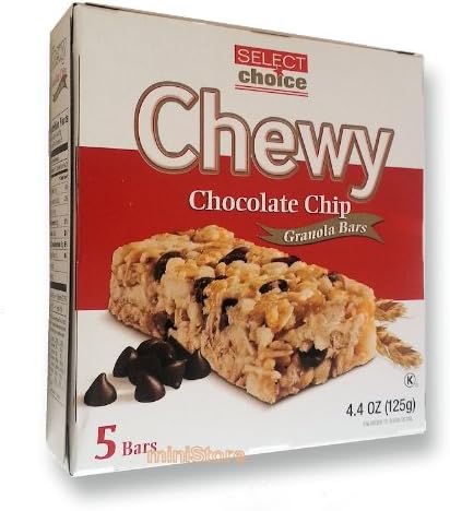 Chewy Chocolate Chips Granola Bars Oat Honey Peanut Coconut 4.4oz &amp;...