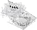 Godinger Set of 4 Crystal Dessert Plates with Forks