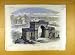 1859 BAILEY GUARD GATE RUINS BUILDING OLD PRINT