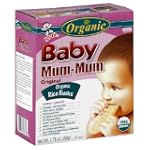 SAVE $4.32 - Hot Kid Organic Baby Mum-Mum Original Rice Rusks, 24-Count Rusks (Pack of 6) $18.12