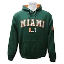 Miami Florida Hurricanes Men's Team Color Automatic Fleece Hoodie