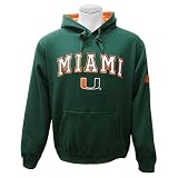 Miami Florida Hurricanes Men's Team Color Automatic Fleece Hoodie