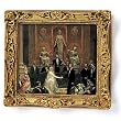 The Wedding Day - Gold Frame Magnet with pop-out easel (2-3/4" x 2-1/2")