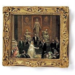 The Wedding Day - Gold Frame Magnet with pop-out easel (2-3/4" x 2-1/2")