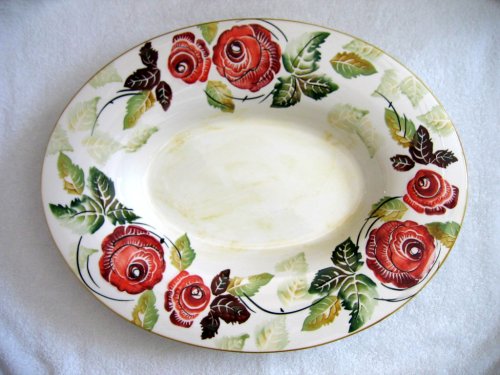 Kitchen: Antica Fornace   Ceramic Decorative Serving Platter   Apprx. 21