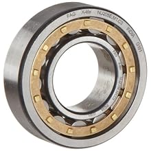 FAG Cylindrical Roller Bearing, Single Row, Non-Locating, Reinforced Roller Set, Separable, Brass Cage, C3 Clearance, Metric