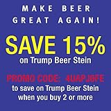 Donald-Trump-Ceramic-Collector-Stein-22oz-Figural-Mug-with-Lid-Make-Beer-Great-Again