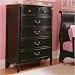 Ma Marie Antique Black With Cherry Top Chest