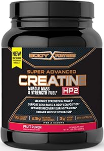 Body Fortress New Super Advanced Hp2 Creatine, Fruit Punch, 35.2 Ounce