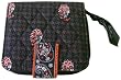 Vera Bradley Houndstooth Brown Mini Zip Wallet