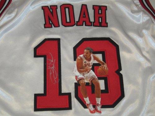 Joakim Noah Signed Autographed Chicago Bulls Jersey Authentic Certified Coa