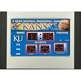 Kansas Jayhawks Scoreboard Desk Clock