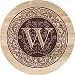 Kitchen & Housewares : THIRSTYSTONE COASTER SET * MONOGRAMS * W