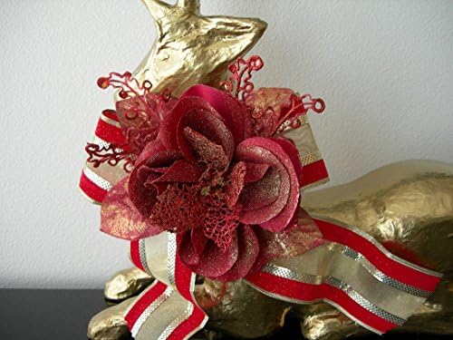 Holiday Decorated Gold Reindeer