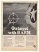 1982 Texas Instruments HARM Missile Firing Photo Print Ad Image