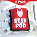 Bean Pod 2 Pk: Universal Nike+ iPod Sensor Holder - Nike Plus iPod Sensor Cases, Works w/ All Shoes: 1 Red Sensor Shoe Pouch and 1 Blue Sensor Shoe Pouch
