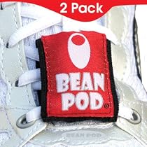 Bean Pod 2 Pk: Universal Nike+ iPod Sensor Holder - Nike Plus iPod Sensor Cases, Works w/ All Shoes: 1 Red Sensor Shoe Pouch and 1 Blue Sensor Shoe Pouch